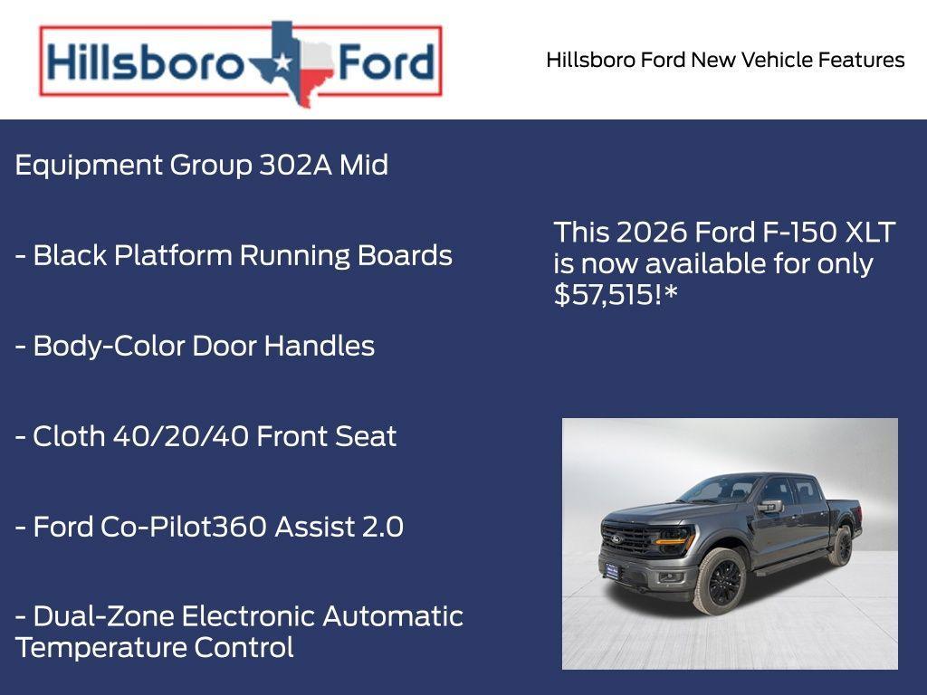 new 2026 Ford F-150 car, priced at $57,515