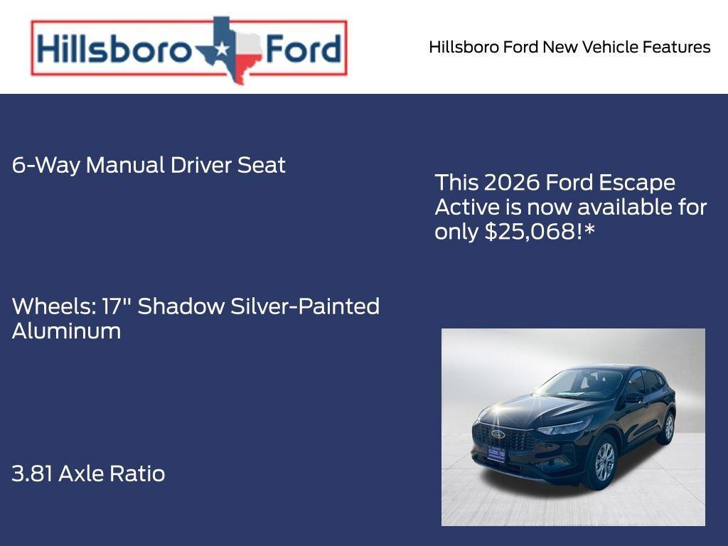 new 2026 Ford Escape car, priced at $25,068
