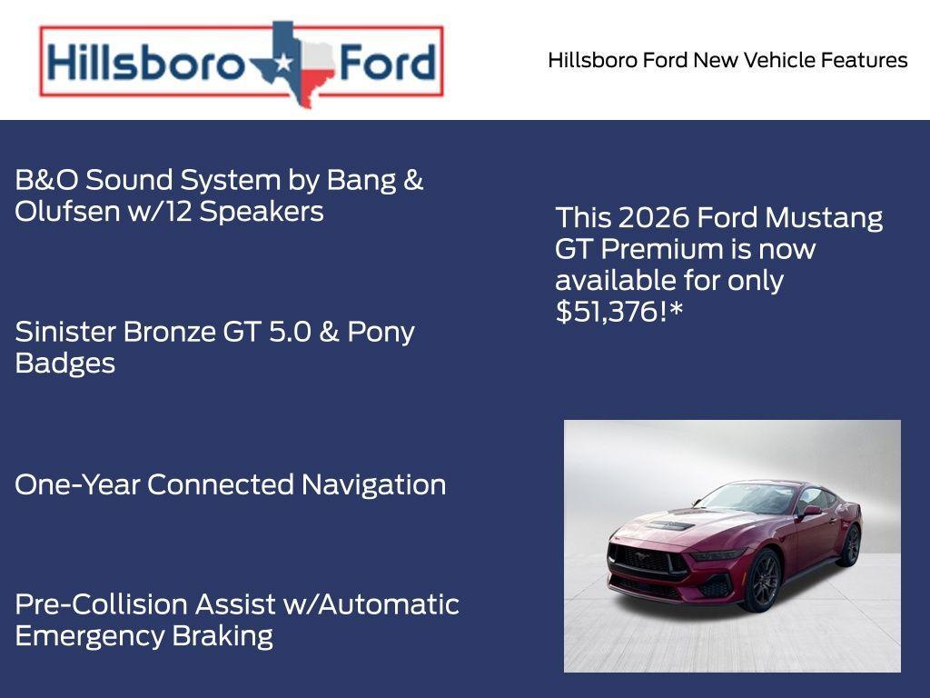 new 2026 Ford Mustang car, priced at $51,376