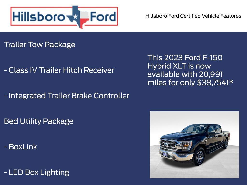 used 2023 Ford F-150 car, priced at $38,754