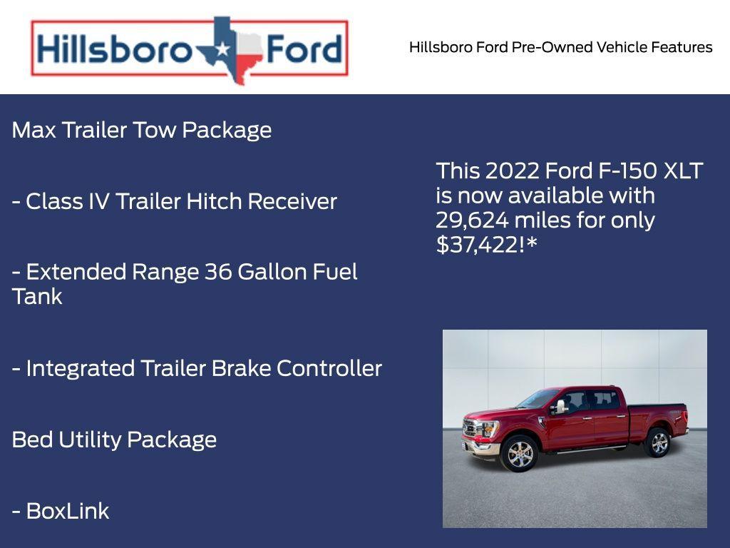 used 2022 Ford F-150 car, priced at $37,422