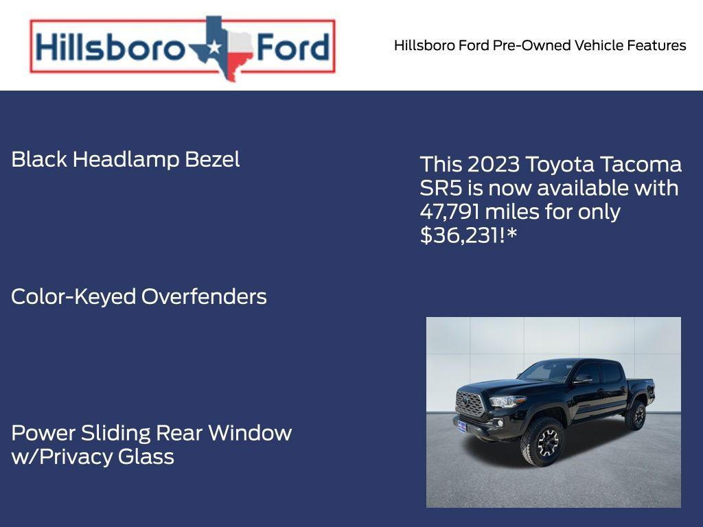 used 2023 Toyota Tacoma car, priced at $36,231