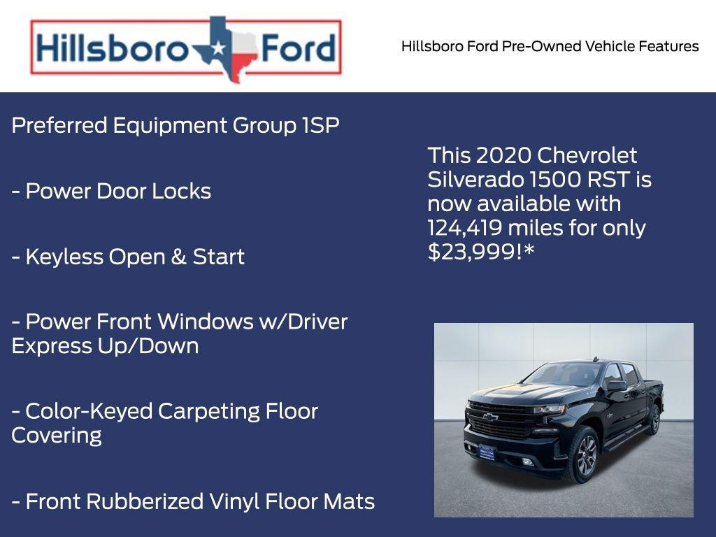 used 2020 Chevrolet Silverado 1500 car, priced at $23,999