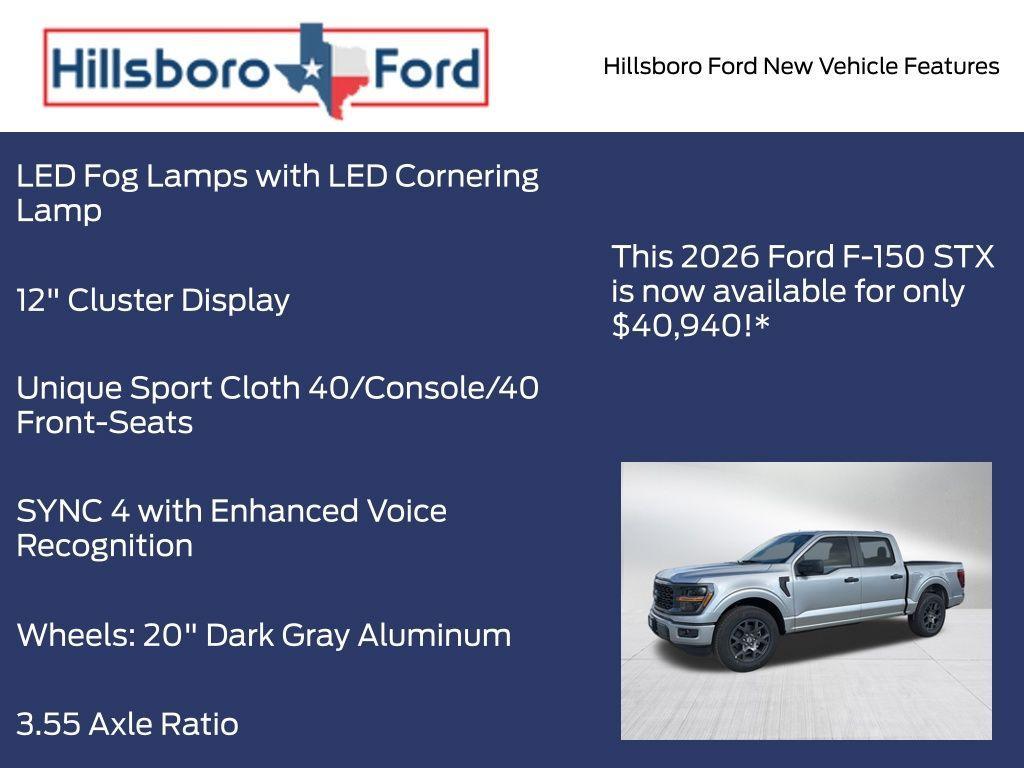 new 2026 Ford F-150 car, priced at $40,940