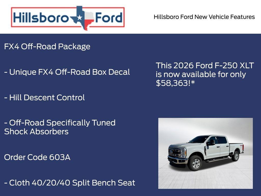 new 2026 Ford F-250 car, priced at $58,363