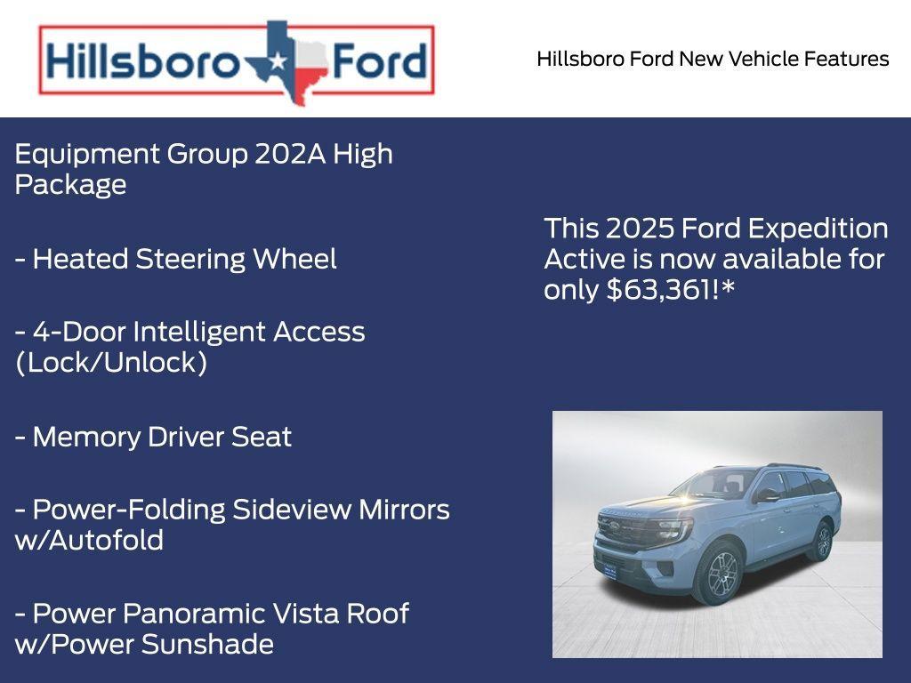 new 2025 Ford Expedition car, priced at $63,361