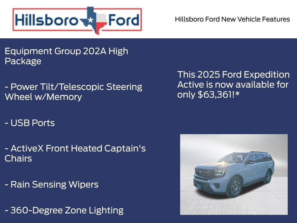 new 2025 Ford Expedition car, priced at $63,361