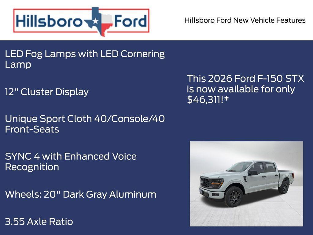 new 2026 Ford F-150 car, priced at $46,311