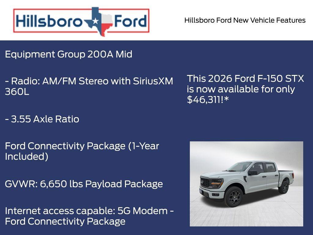 new 2026 Ford F-150 car, priced at $46,311