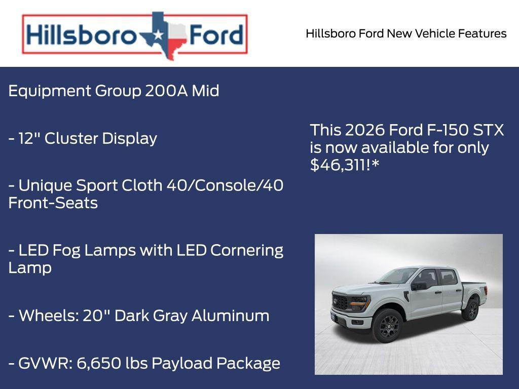 new 2026 Ford F-150 car, priced at $46,311