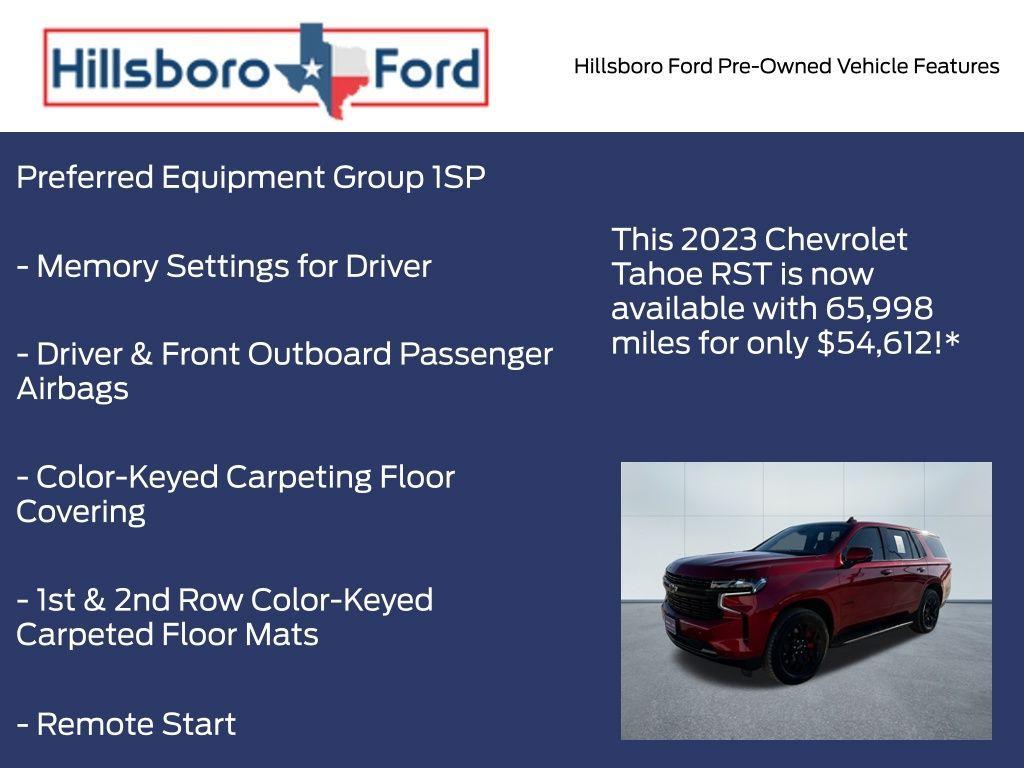 used 2023 Chevrolet Tahoe car, priced at $54,612