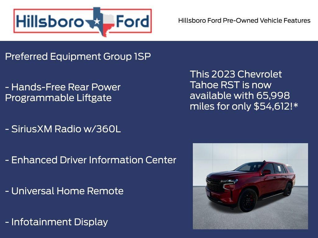 used 2023 Chevrolet Tahoe car, priced at $54,612