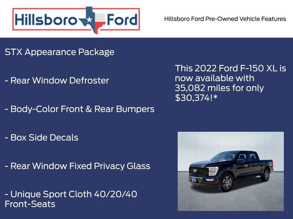 used 2022 Ford F-150 car, priced at $30,374