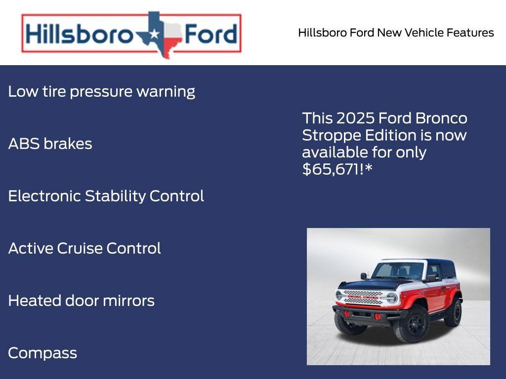 new 2025 Ford Bronco car, priced at $65,671