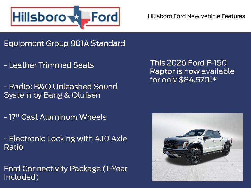 new 2026 Ford F-150 car, priced at $84,570