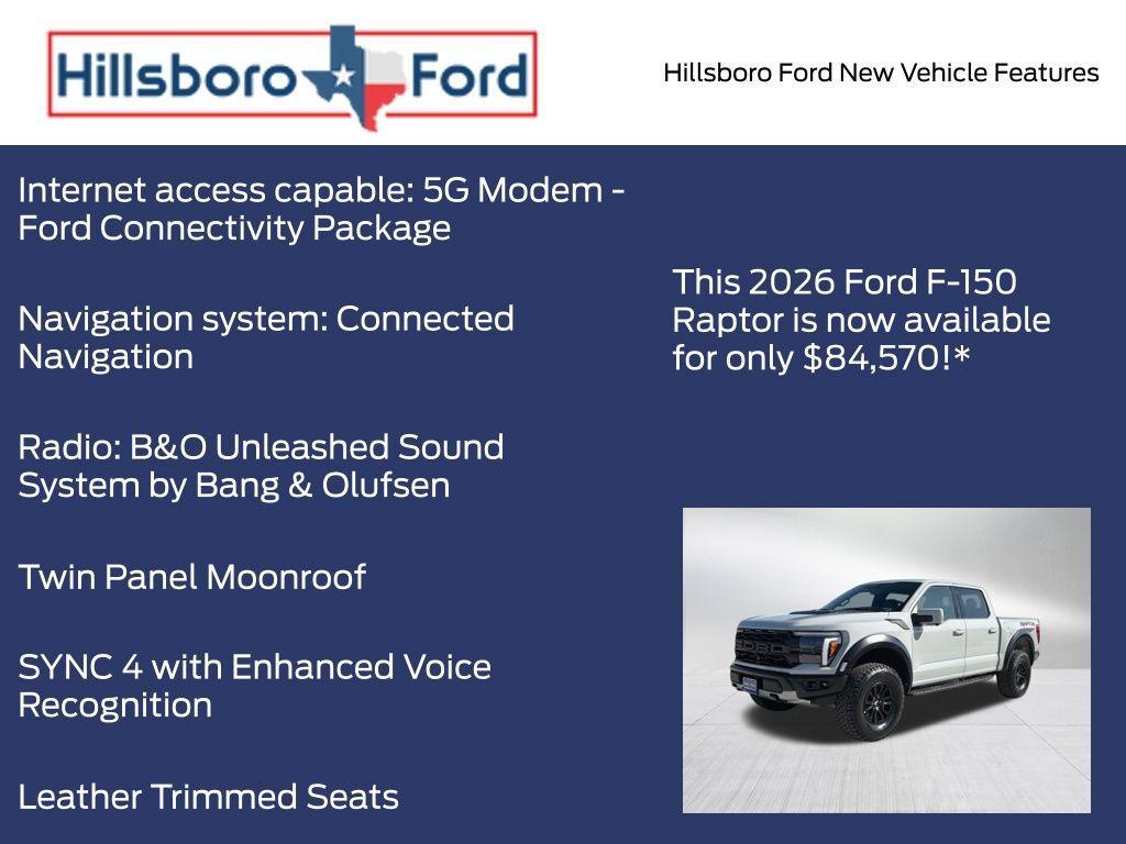 new 2026 Ford F-150 car, priced at $84,570