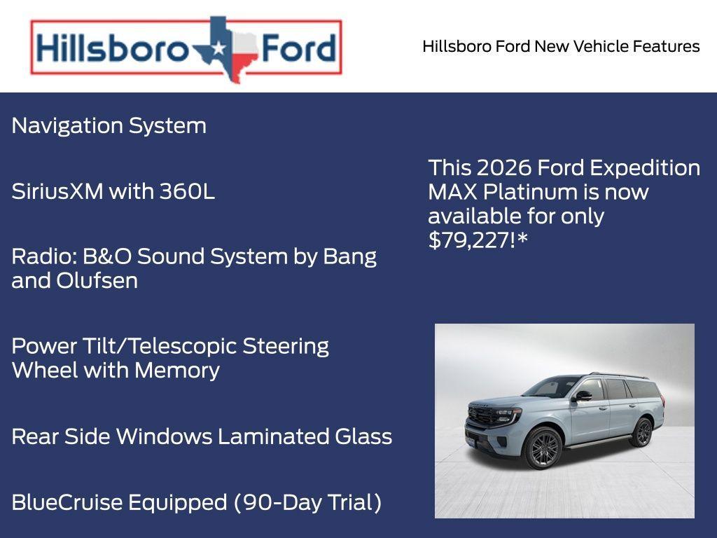 new 2026 Ford Expedition Max car, priced at $79,227