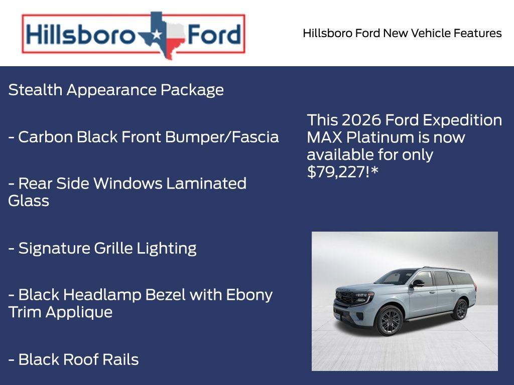 new 2026 Ford Expedition Max car, priced at $79,227