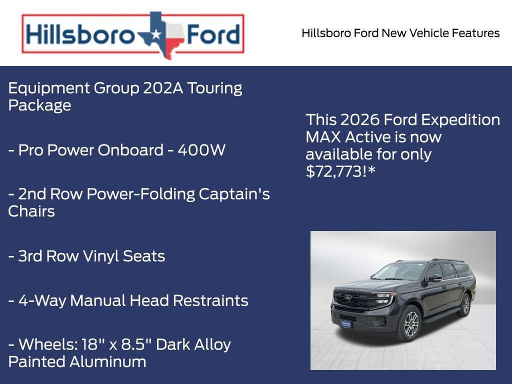 new 2026 Ford Expedition Max car, priced at $72,773