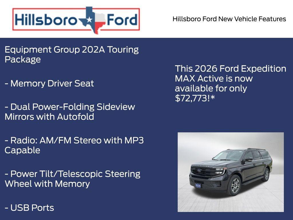 new 2026 Ford Expedition Max car, priced at $72,773