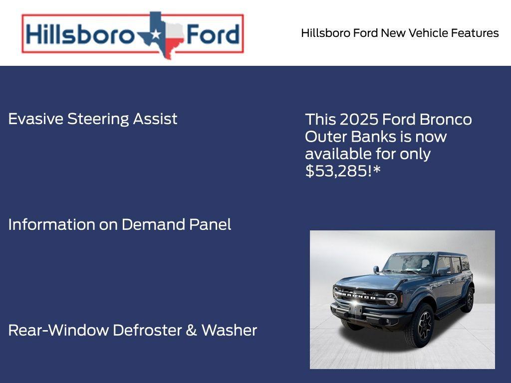 new 2025 Ford Bronco car, priced at $53,285