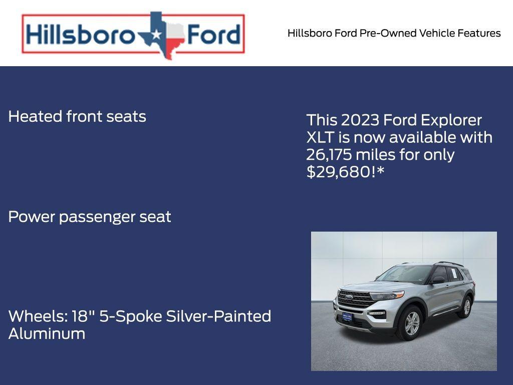 used 2023 Ford Explorer car, priced at $29,680
