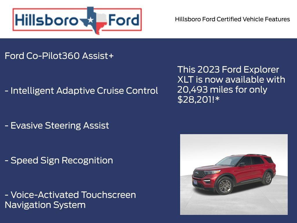 used 2023 Ford Explorer car, priced at $28,201