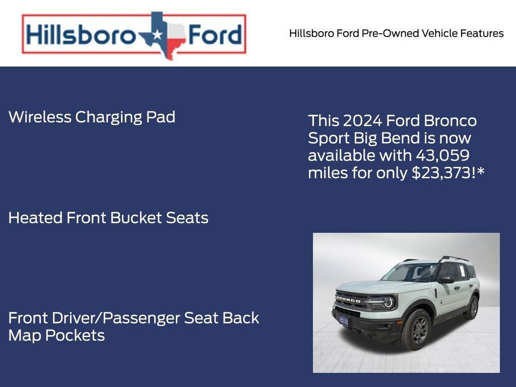 used 2024 Ford Bronco Sport car, priced at $23,373
