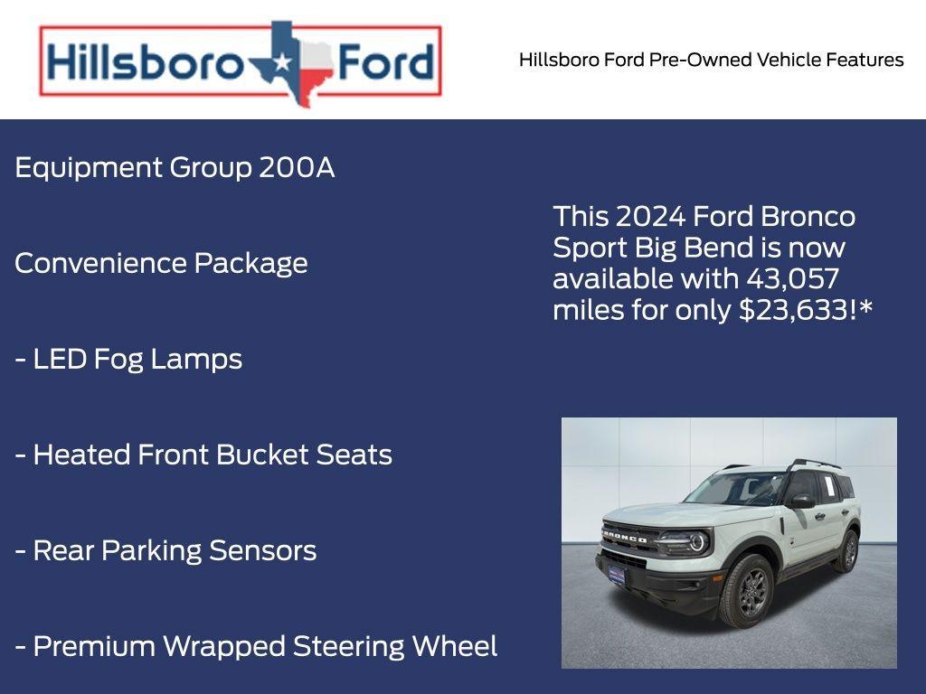 used 2024 Ford Bronco Sport car, priced at $23,633