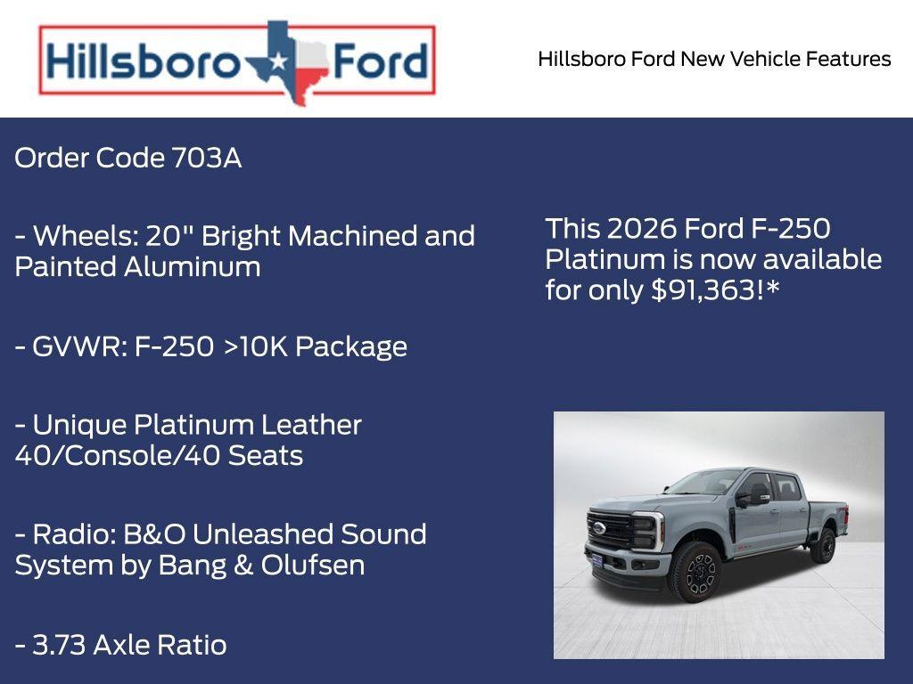 new 2026 Ford F-250 car, priced at $91,363