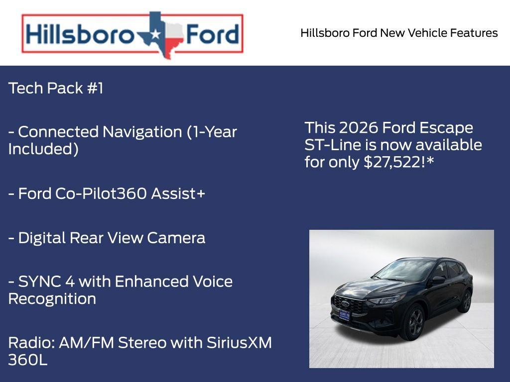 new 2026 Ford Escape car, priced at $27,522