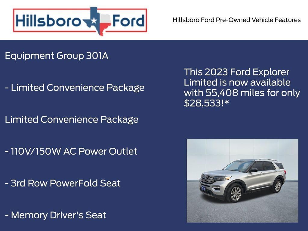 used 2023 Ford Explorer car, priced at $28,533