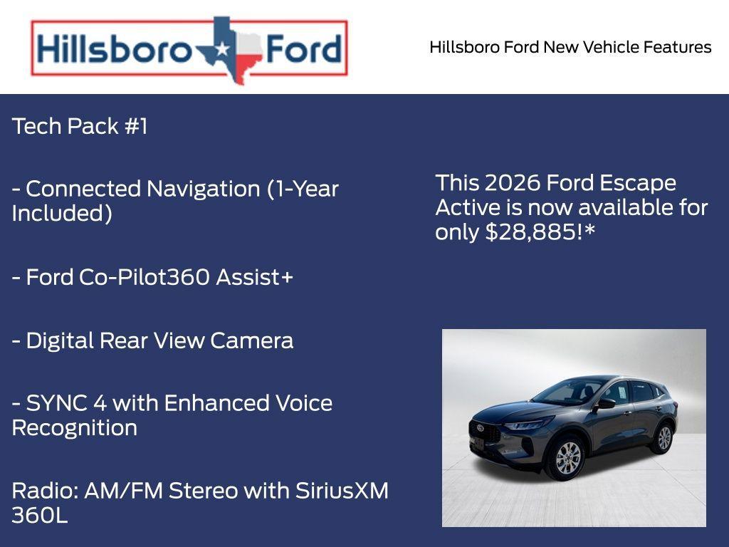 new 2026 Ford Escape car, priced at $28,885
