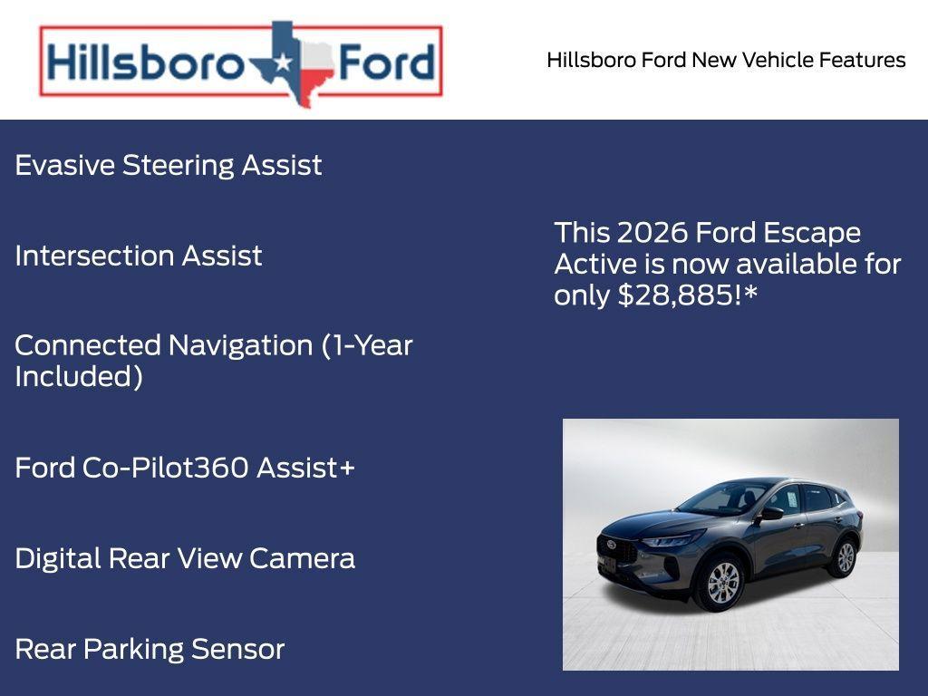 new 2026 Ford Escape car, priced at $28,885