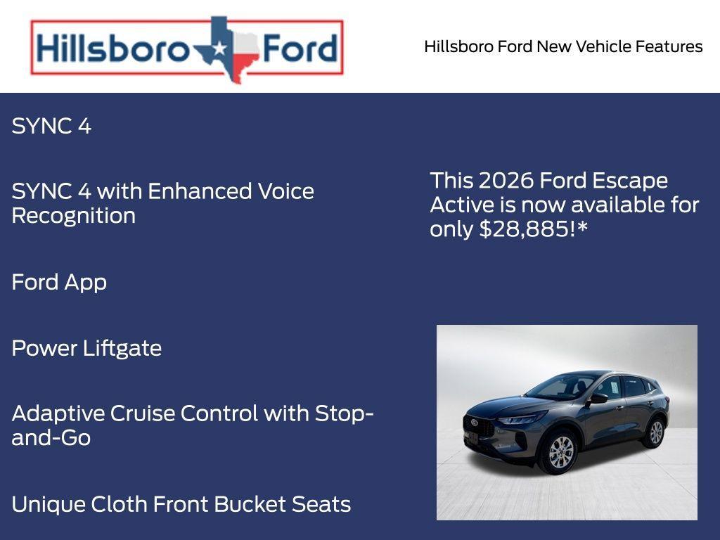 new 2026 Ford Escape car, priced at $28,885
