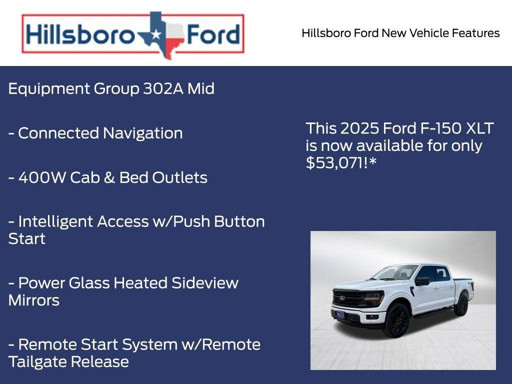 new 2025 Ford F-150 car, priced at $53,071
