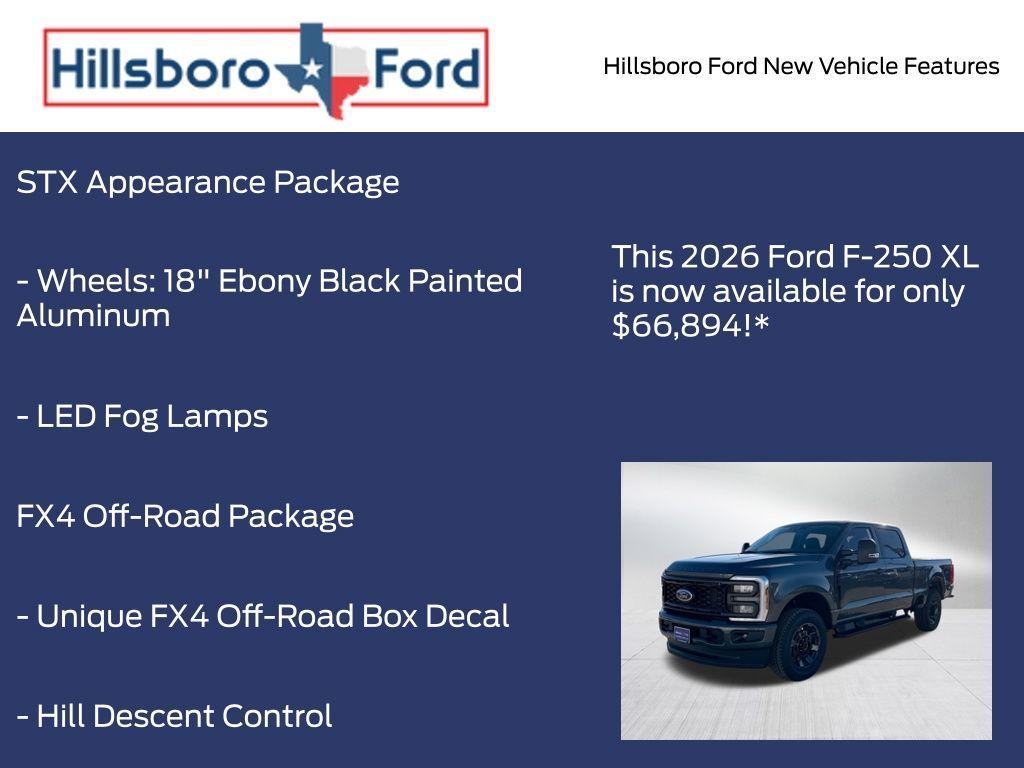 new 2026 Ford F-250 car, priced at $66,894