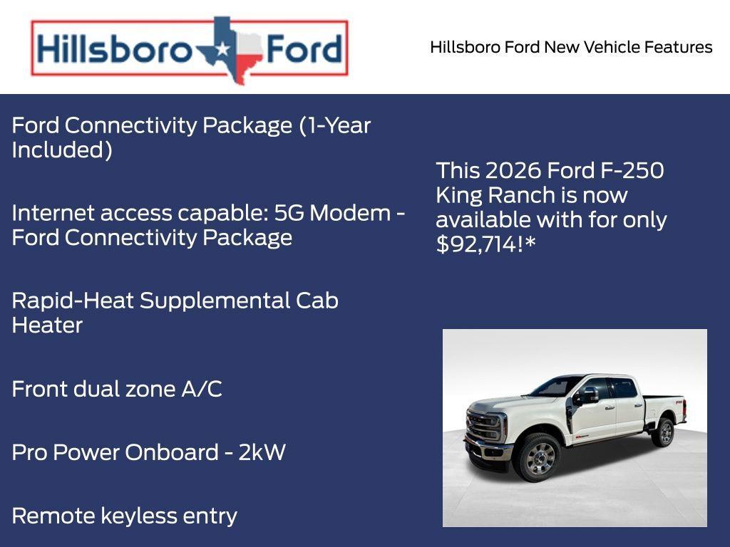 new 2026 Ford F-250 car, priced at $92,714
