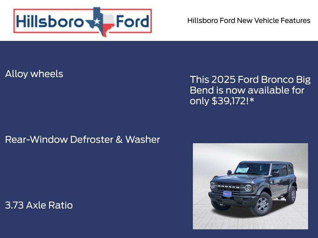 new 2025 Ford Bronco car, priced at $39,172