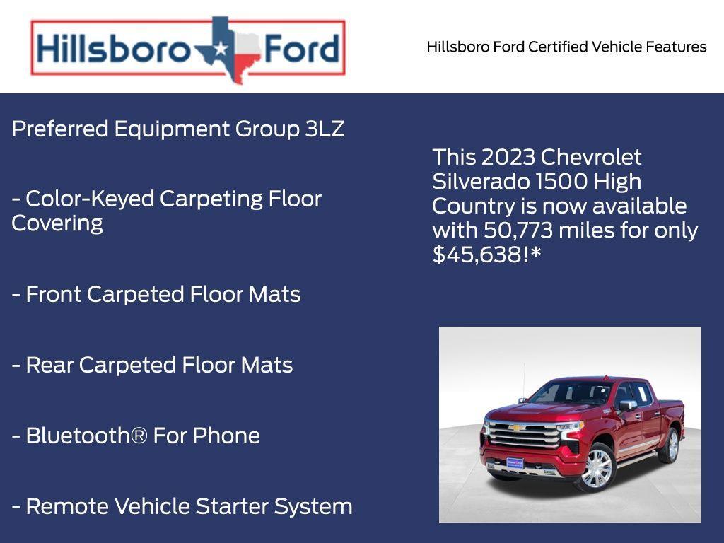used 2023 Chevrolet Silverado 1500 car, priced at $45,638