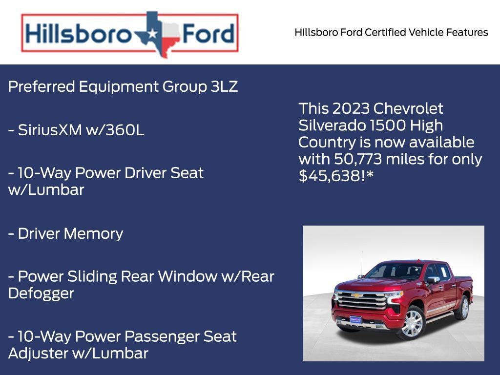 used 2023 Chevrolet Silverado 1500 car, priced at $45,638