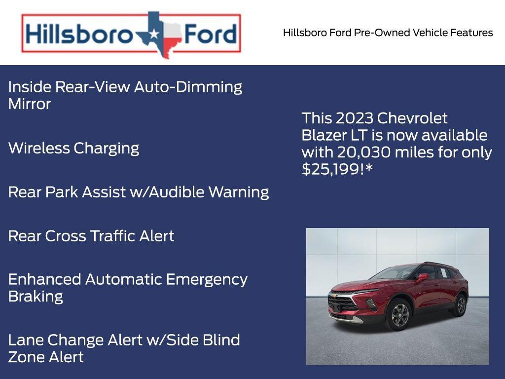 used 2023 Chevrolet Blazer car, priced at $25,199