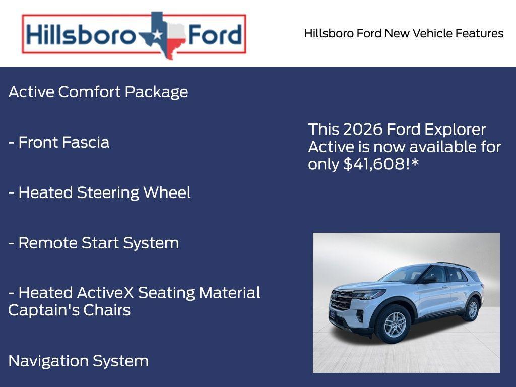 new 2026 Ford Explorer car, priced at $41,608