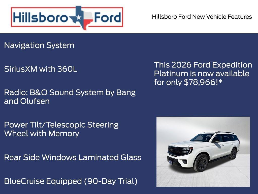 new 2026 Ford Expedition car, priced at $78,966