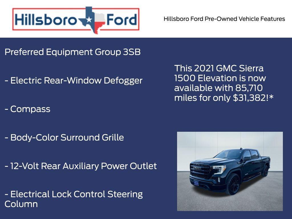 used 2021 GMC Sierra 1500 car, priced at $31,382