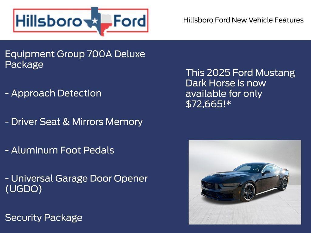 new 2025 Ford Mustang car, priced at $72,665
