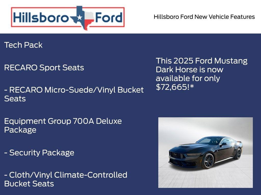 new 2025 Ford Mustang car, priced at $72,665