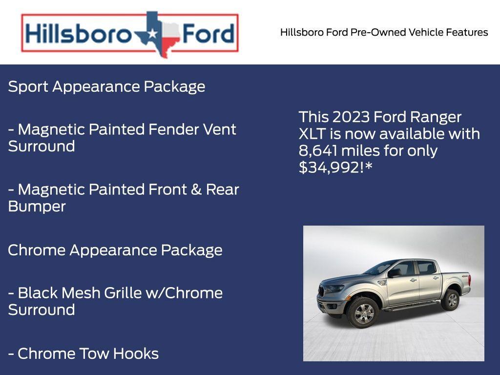 used 2023 Ford Ranger car, priced at $34,992