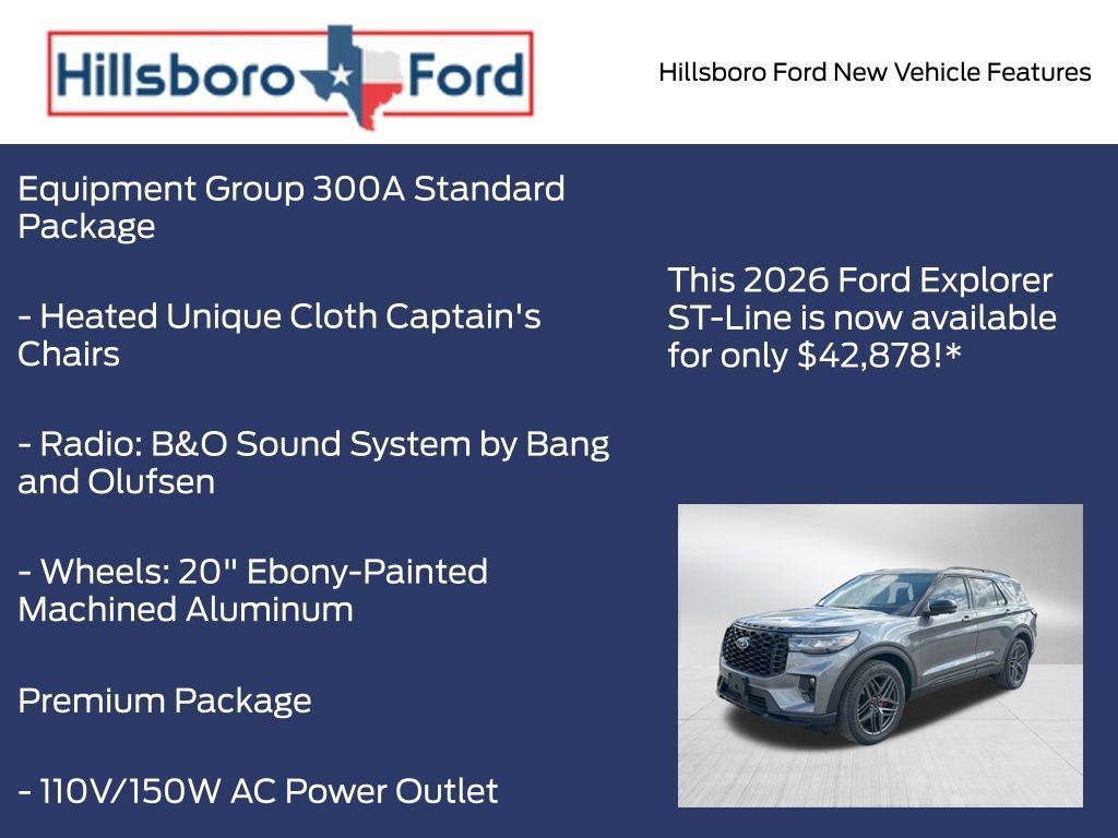 new 2026 Ford Explorer car, priced at $42,878