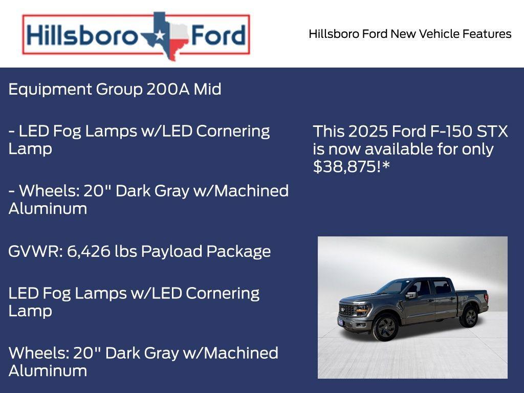 new 2025 Ford F-150 car, priced at $38,875